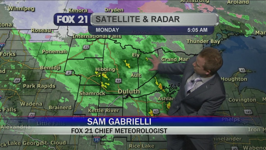 Monday Evening Northland Weather Forecast