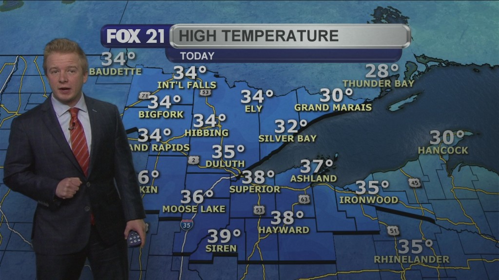 Tuesday Evening Northland Weather Forecast