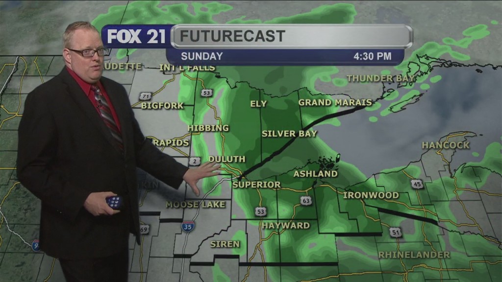 Saturday Evening Northland Weather Forecast