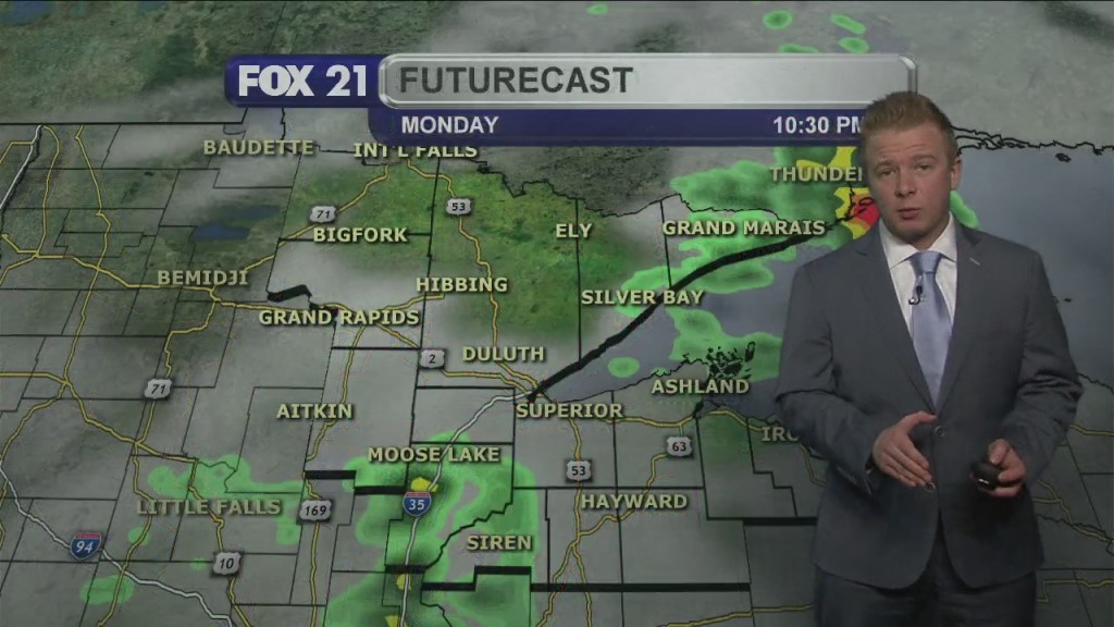 Monday Evening Weather Forecast