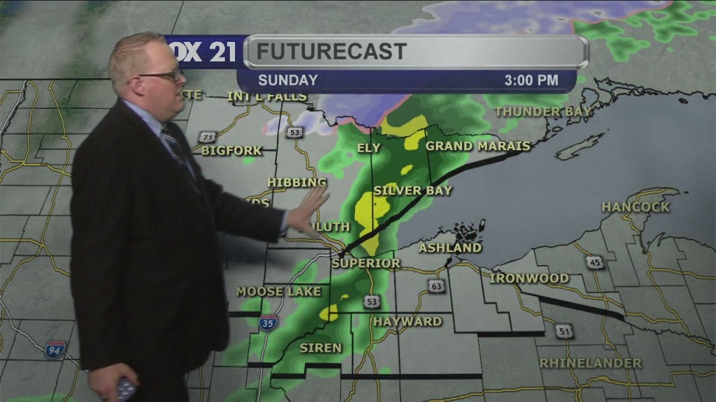 Saturday Evening Northland Weather Forecast