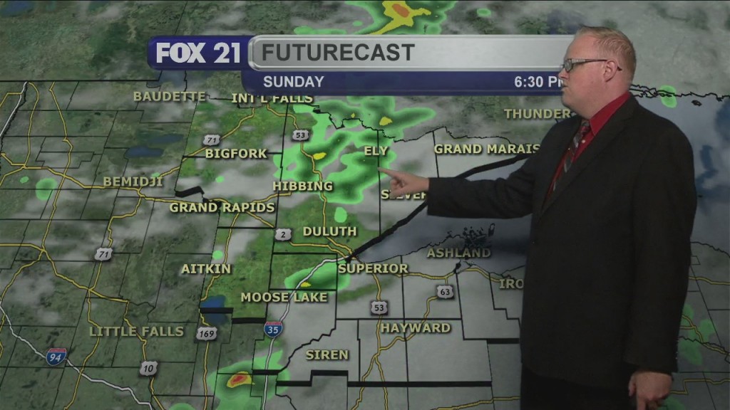 Saturday Evening Northland Weather Forecast