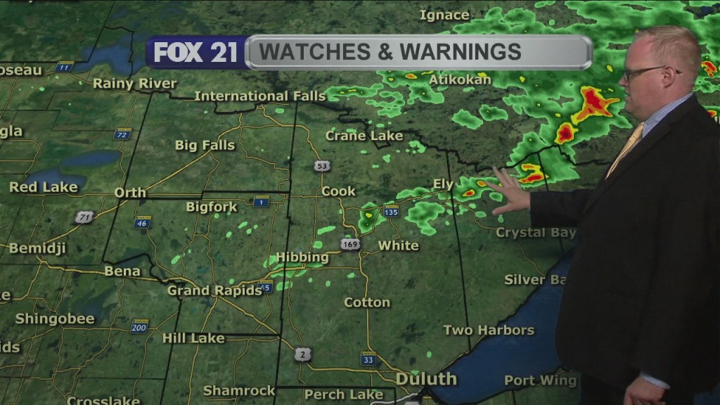 Saturday Evening Northland Forecast