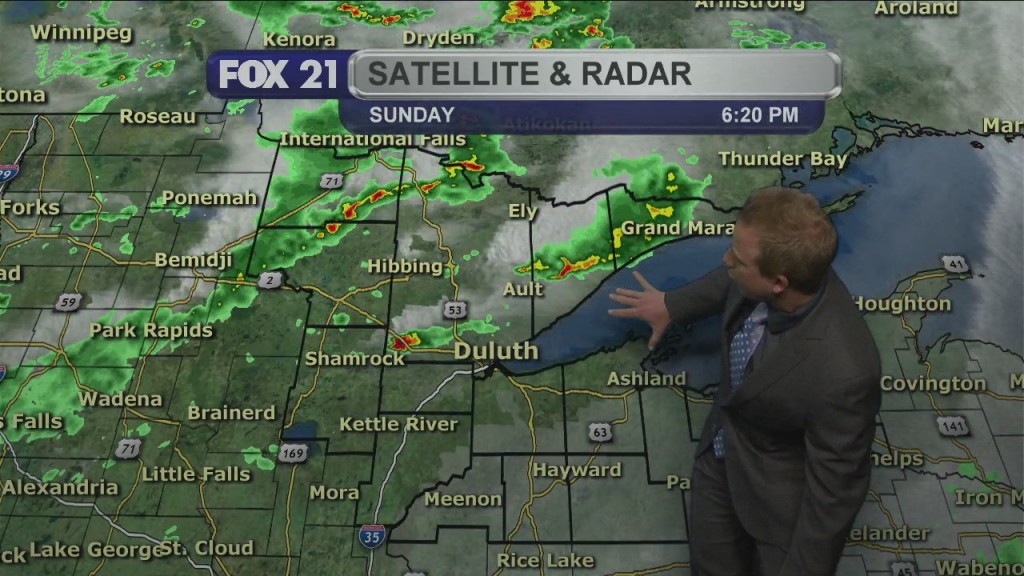 Sunday Evening Northland Forecast