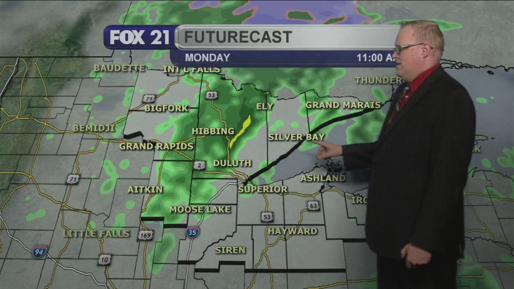 Sunday Evening Northland Weather Forecast