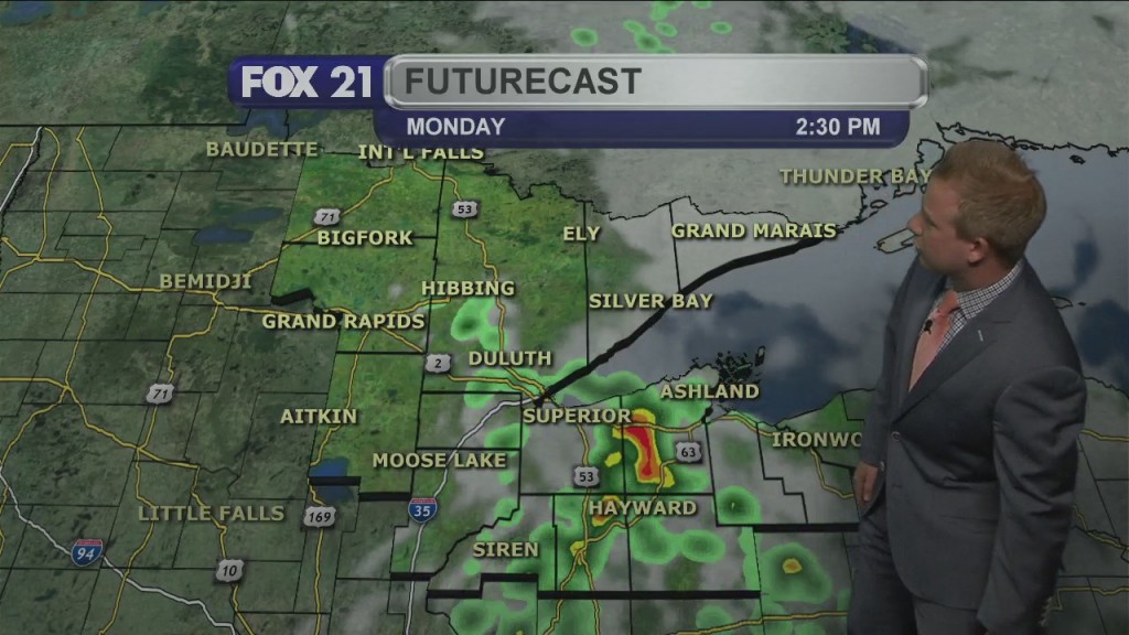 Sunday Evening Northland Weather Forecast