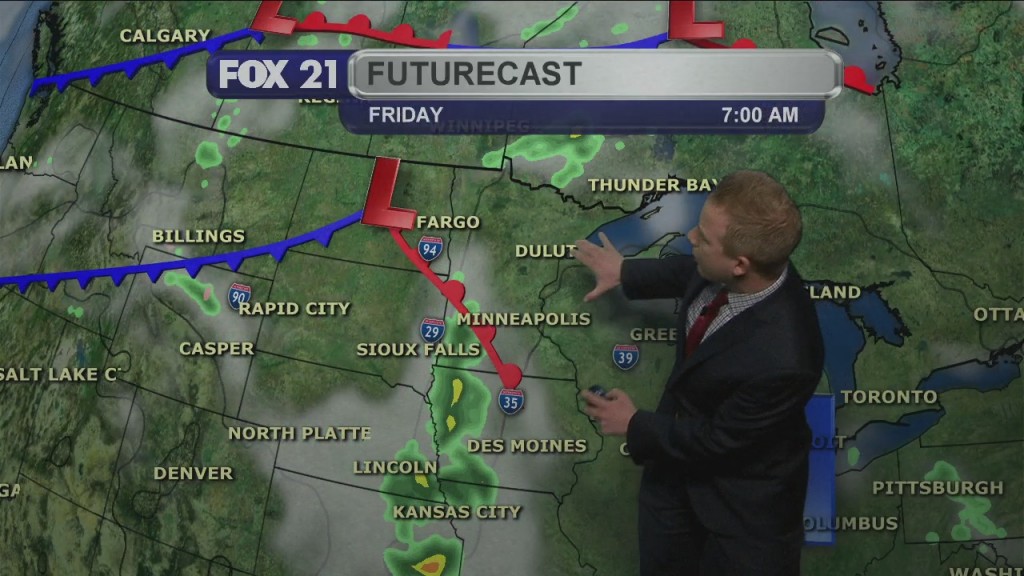 Tuesday Evening Northland Weather Forecast