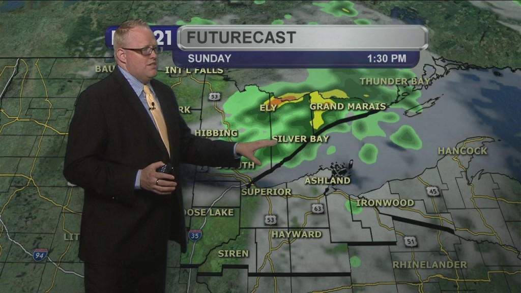 Saturday Evening Northland Weather Forecast
