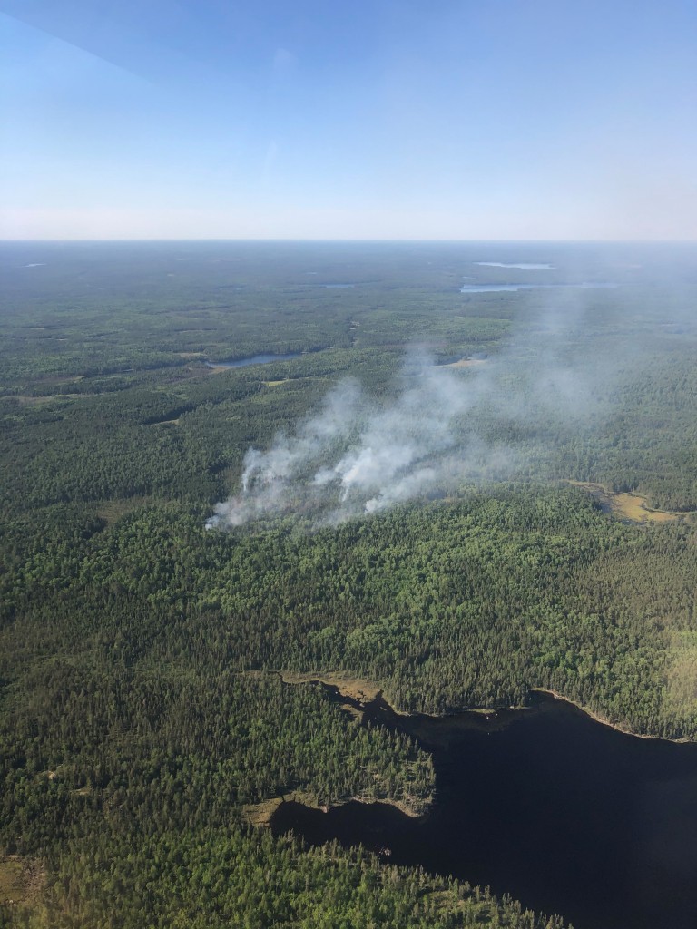 Hassel Lake Fire June 7 2021