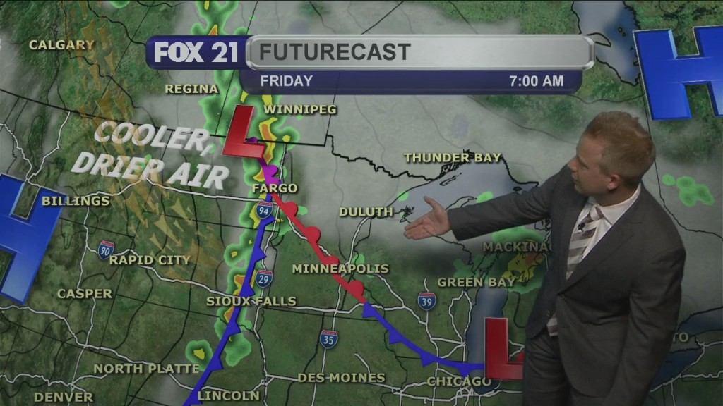 Tuesday Evening Weather Forecast