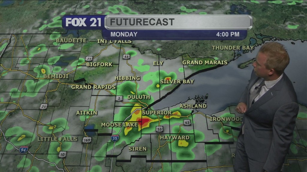 End Of Weekend Forecast