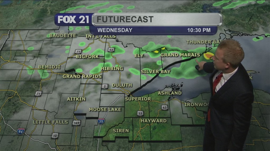 Tuesday Evening Weather Forecast