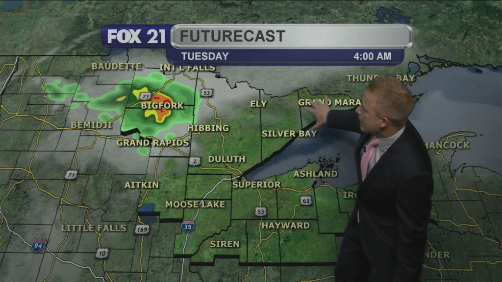 Monday Night Weather Forecast