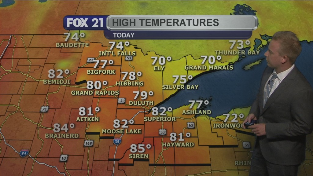 Monday Evening Northland Forecast