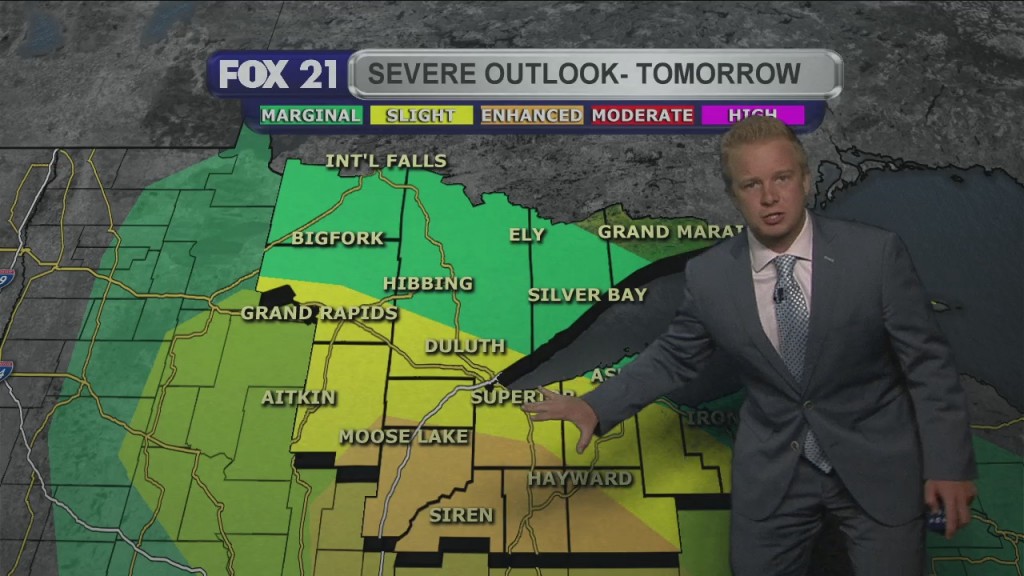Tuesday Evening Northland Forecast