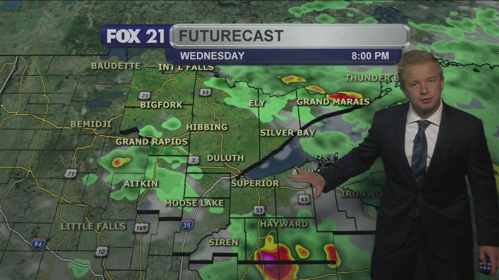 Northland Wednesday Evening Forecast