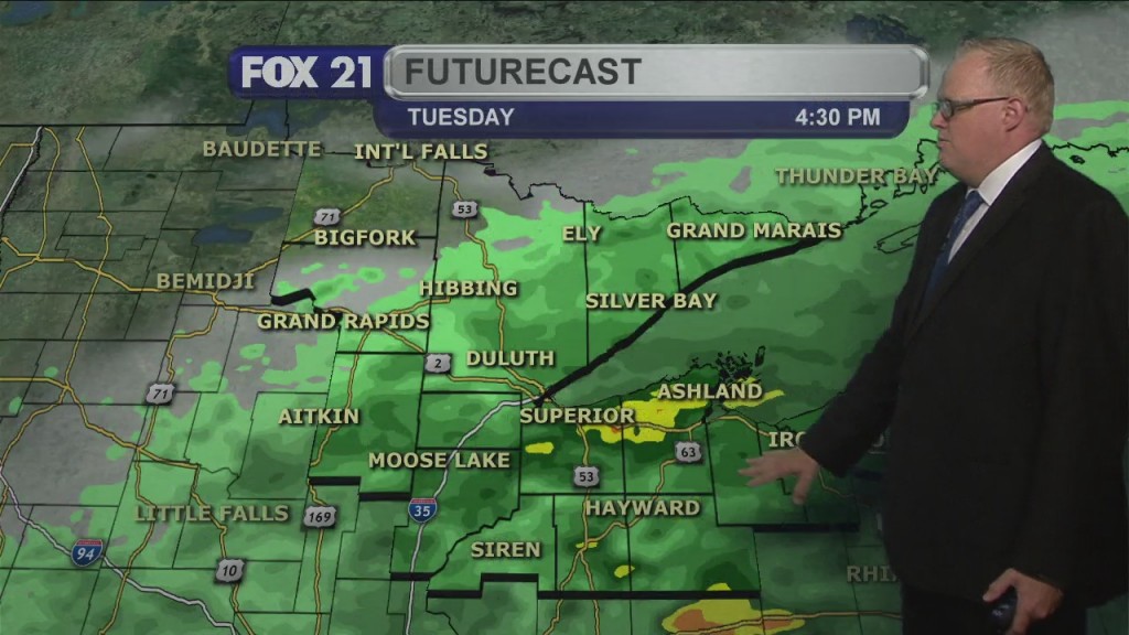 Sunday Evening Northland Weather Forecast