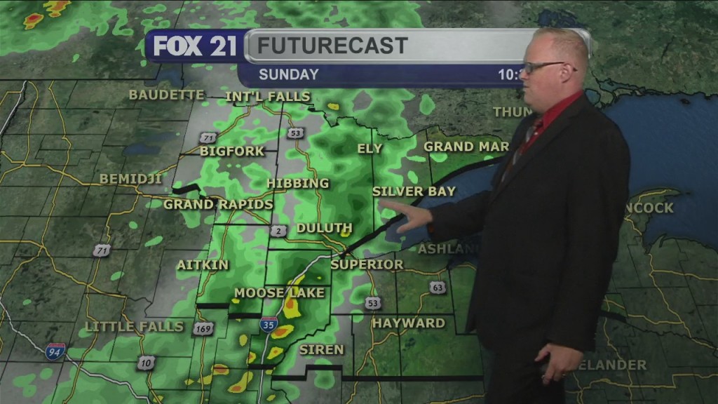 Saturday Evening Northland Weather Forecast