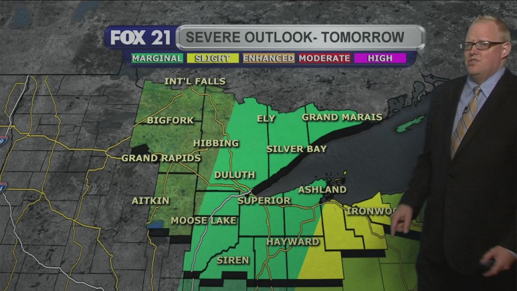 Monday Evening Northland Weather Forecast