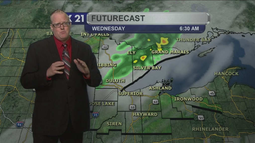 Tuesday Evening Northland Weather Forecast