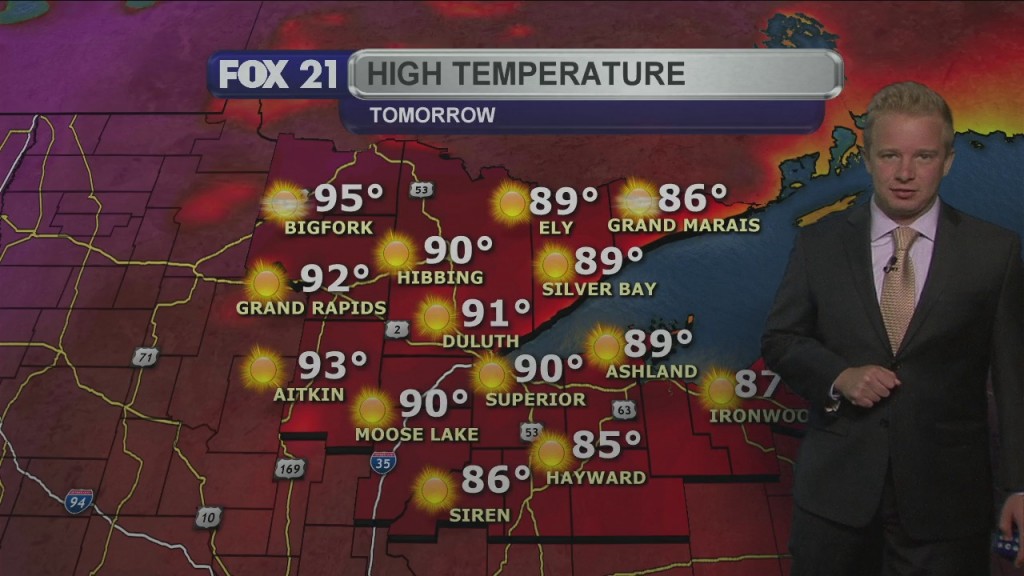 End Of Weekend Weather Forecast