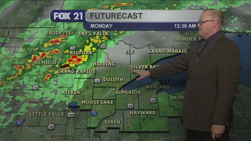 Sunday Evening Northland Weather Forecast