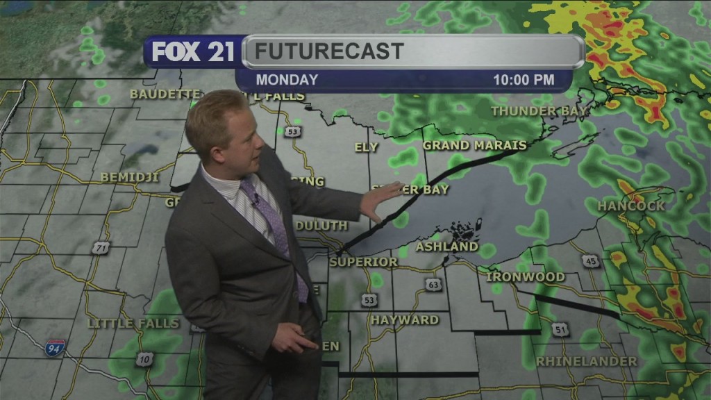 Monday Evening Northland Forecast