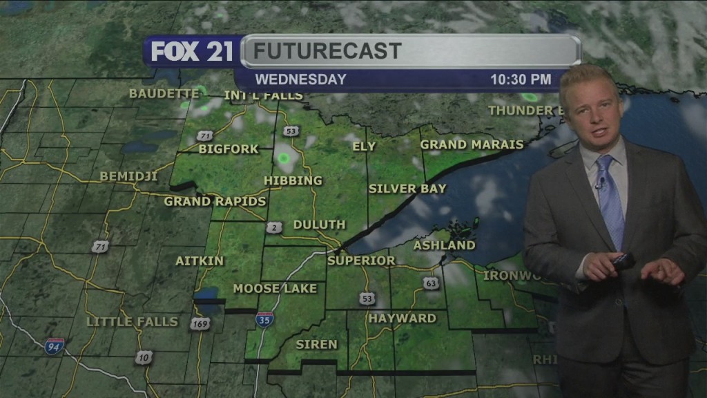 Wednesday Evening Northland Weather Forecast