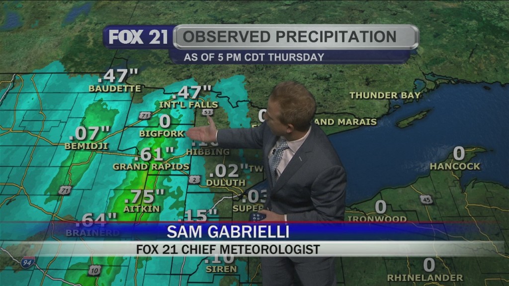 Thursday Evening Weather Forecast
