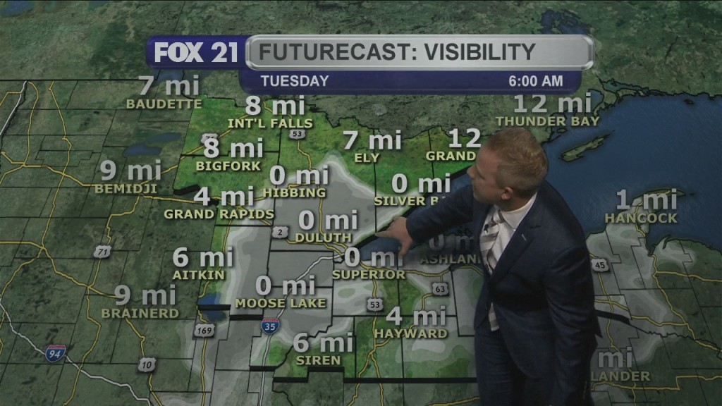 Monday Night Weather Forecast