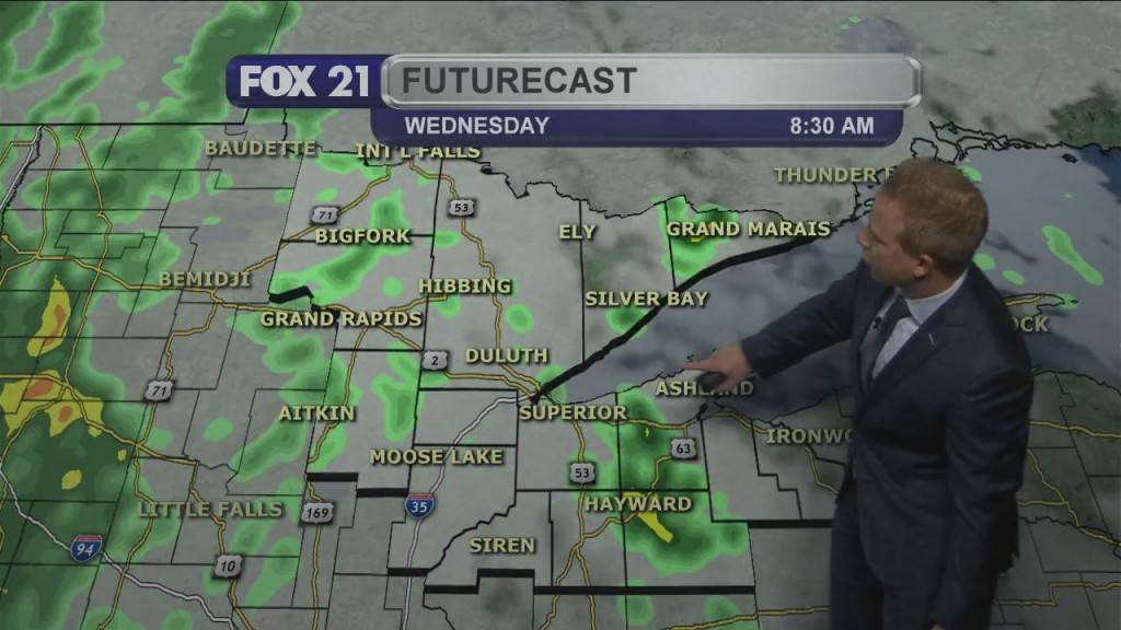 Tuesday Evening Northland Weather Forecast