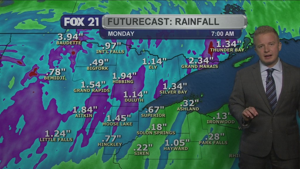 End Of Weekend Forecast