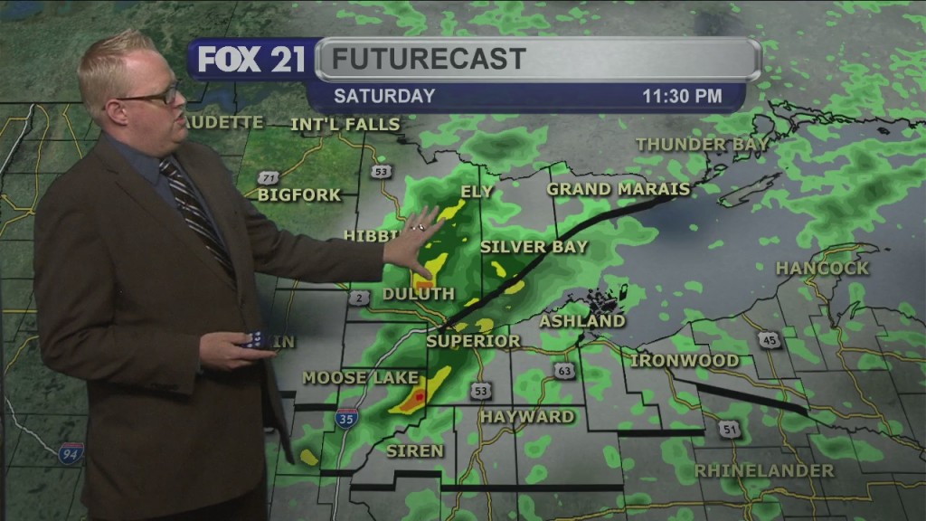 Saturday Evening Northland Weather Forecast