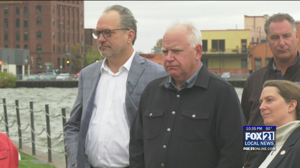 Walz Visits Duluth