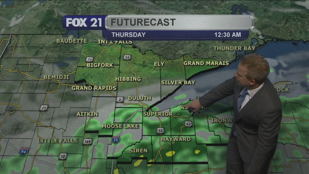 Wednesday Evening Northland Forecast