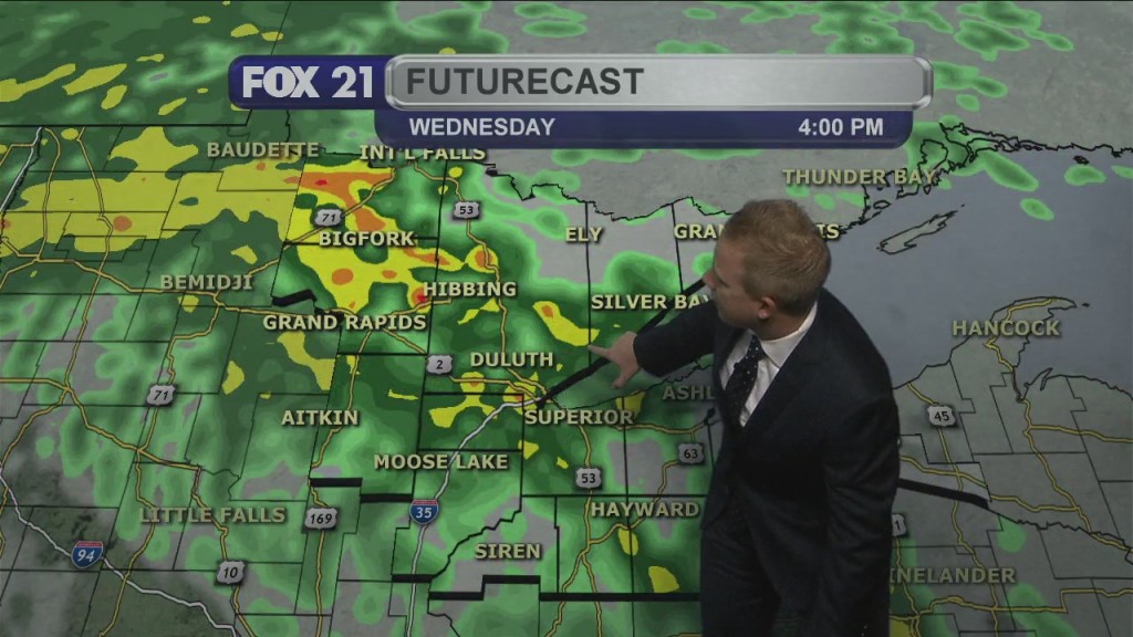 Monday Evening Northland Forecast