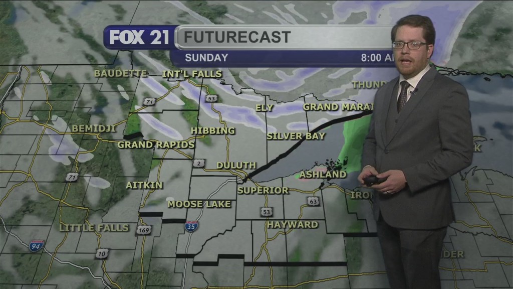 Saturday Evening Northland Forecast