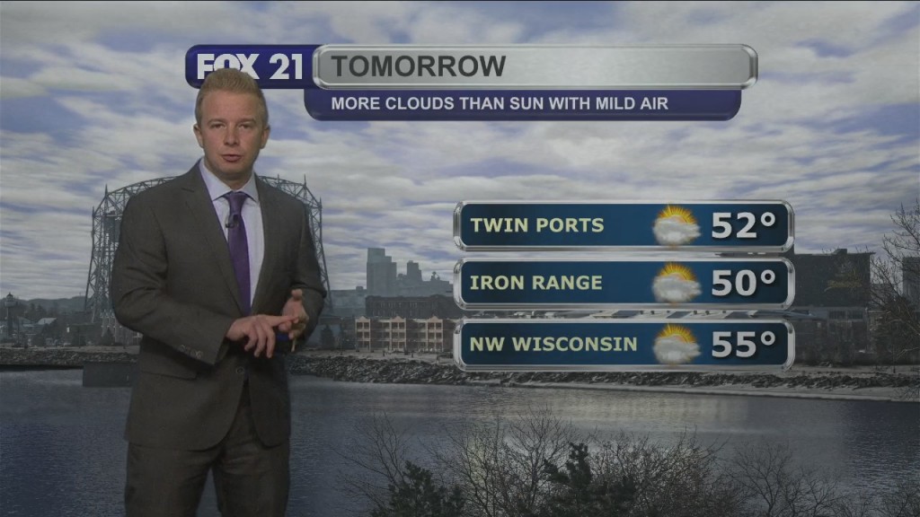 Sunday Evening Northland Forecast