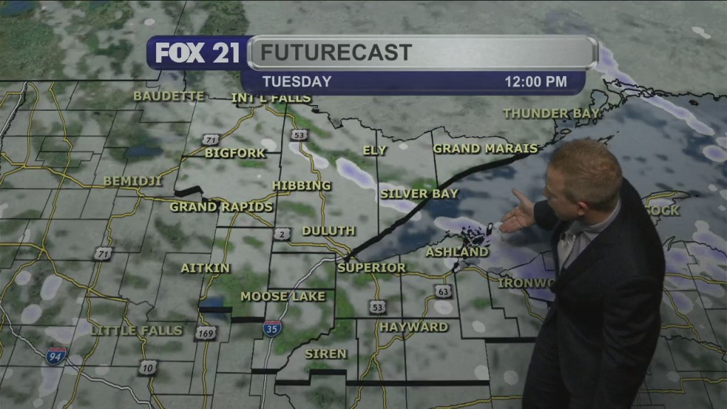 Monday Evening Weather Forecast