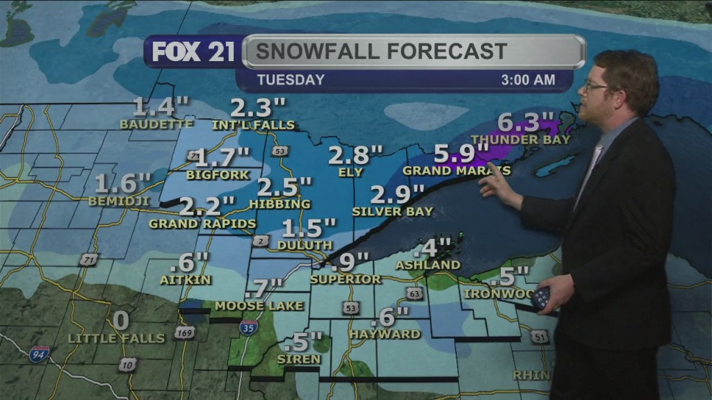 Monday Morning Northland Forecast