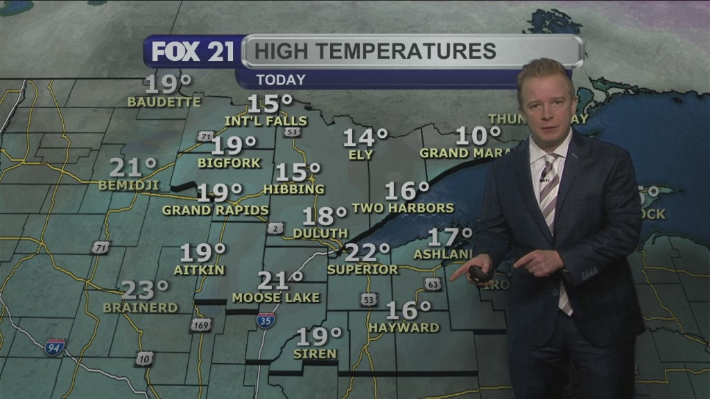 Wednesday Evening Northland Forecast