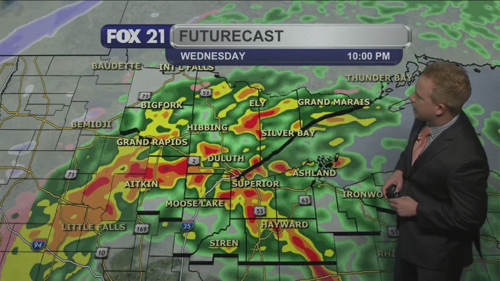 Tuesday Evening Northland Weather Forecast