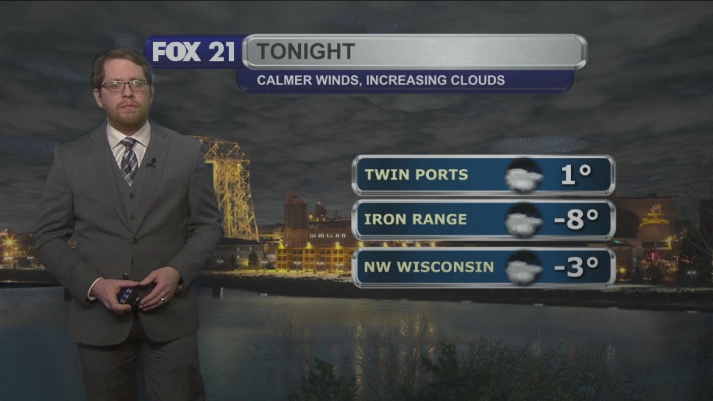 Wednesday Evening Northland Forecast