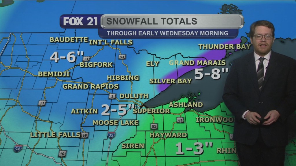 Tuesday Morning Northland Forecast