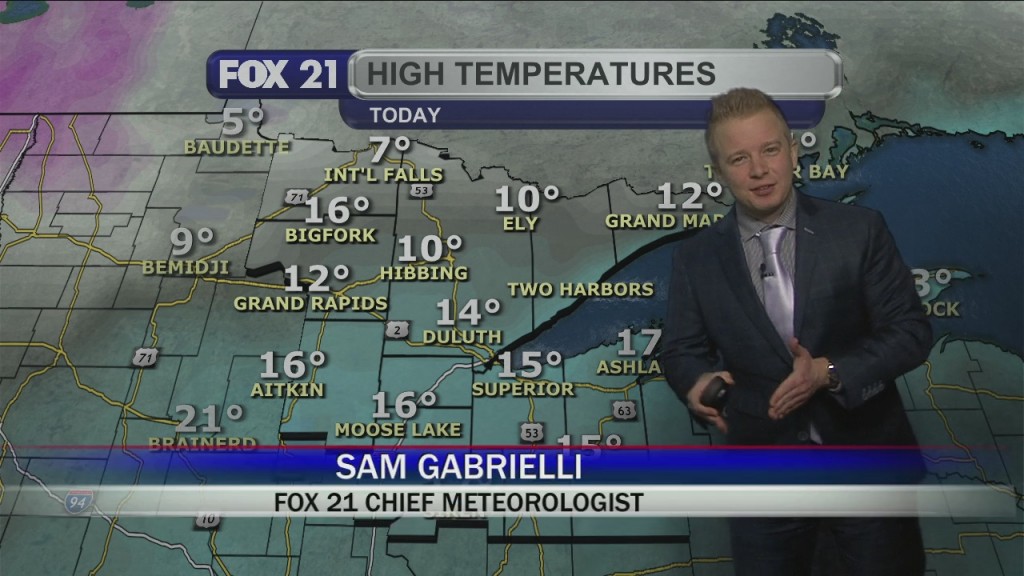 Monday Night Northland Forecast