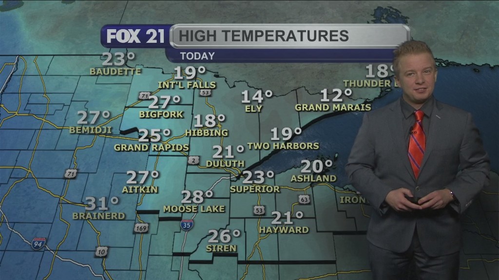 Tuesday Evening Weathercast