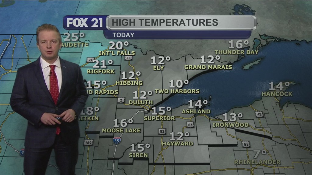 Wednesday Evening Northland Weather Forecast