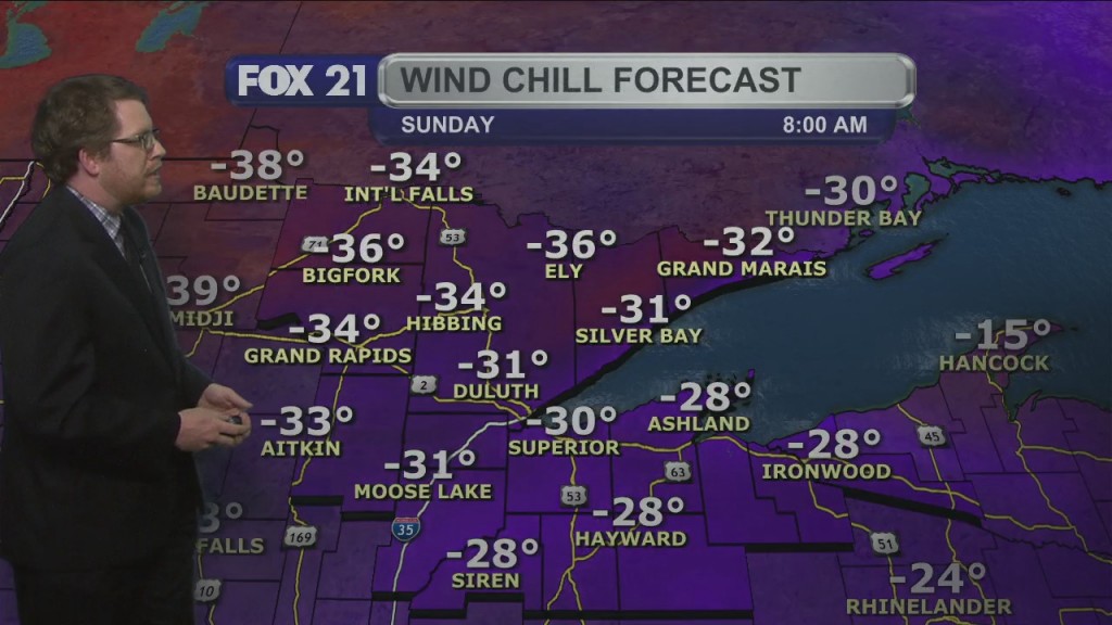 Saturday Evening Northland Forecast
