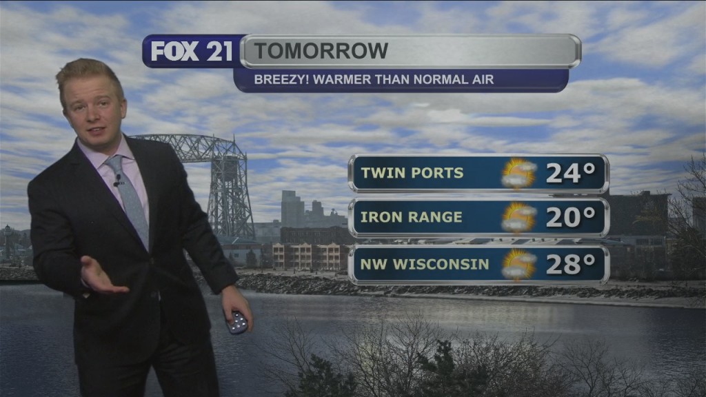 Wednesday Evening Northland Forecast