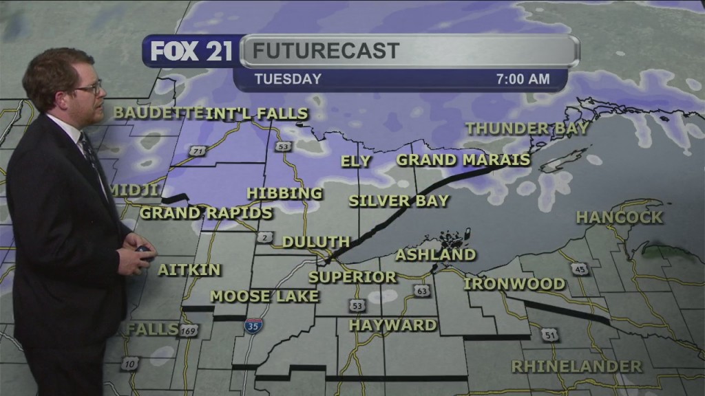 Sunday Evening Northland Forecast